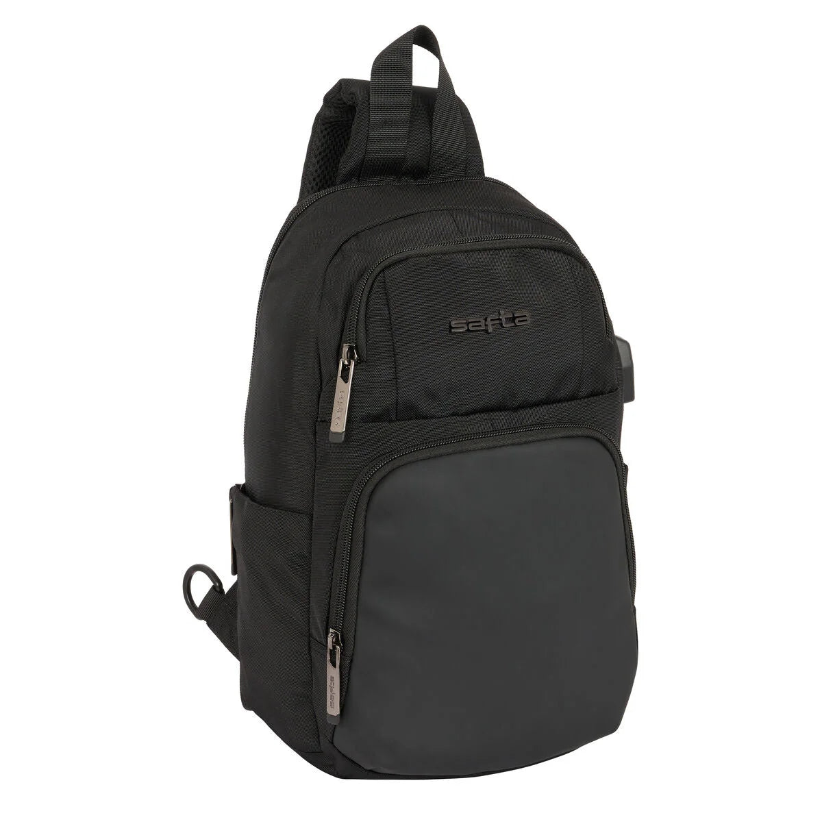 Rucksack Safta Black Schwarz 18 x 34 x 12 cm – Produktansicht 3
