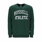 Grüner Russell Athletic Herren Sweater ohne Kapuze, ikonisch, Größe S