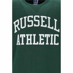 Green Russell Athletic Herren Sweater ohne Kapuze, cooles Iconic Design, proenza schouler weiß