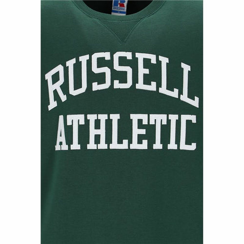 Green Russell Athletic Herren Sweater ohne Kapuze, cooles Iconic Design, proenza schouler weiß