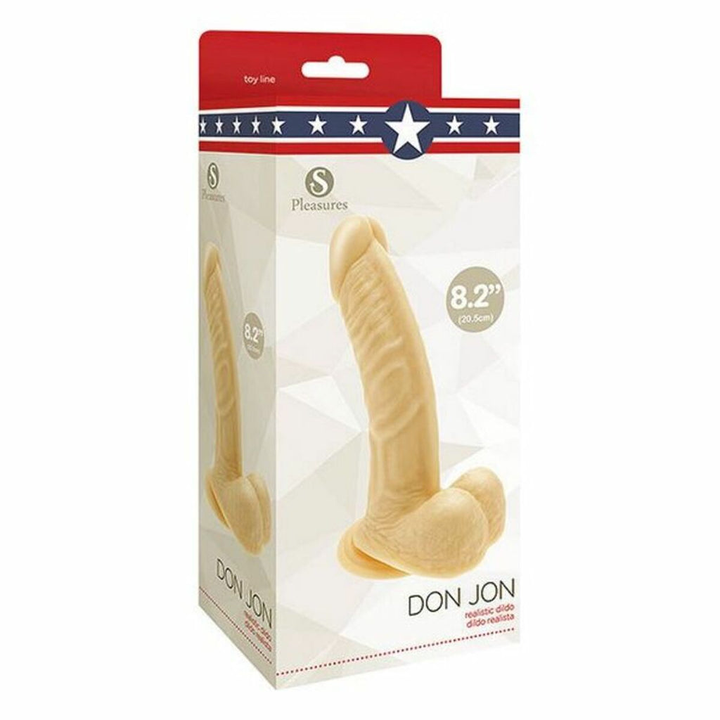 S Pleasures Dildo – PVC Beige Flexibel & Realistisch