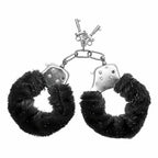 S Pleasures Handschellen Furry Schwarz – Erotisches Spielzeug