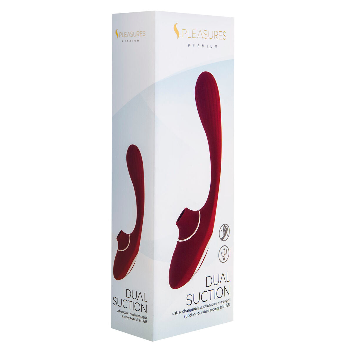 S Pleasures Klitoris-Sauger Granatrot - Ergonomisch & Wasserfest