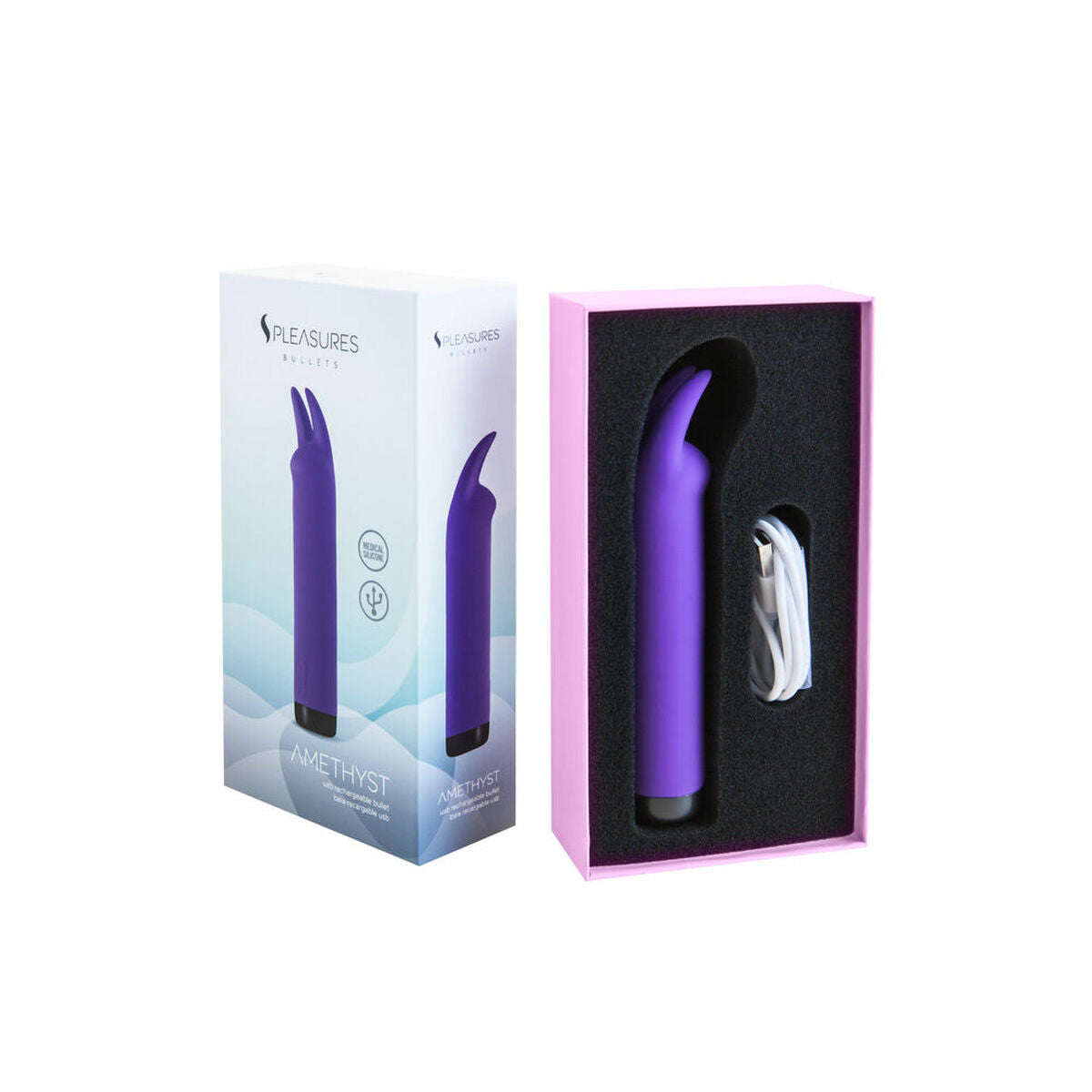 S Pleasures Kugelvibrator Purpur Lila für Damen