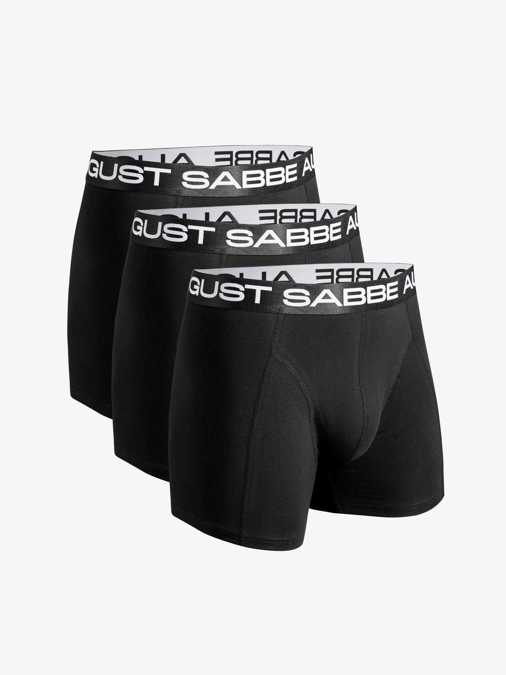 Men’s Daily Cotton Boxer Briefs Black – 3-Pack