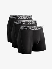 August Sabbe Sport Performance Boxershorts Schwarz 3er-Pack