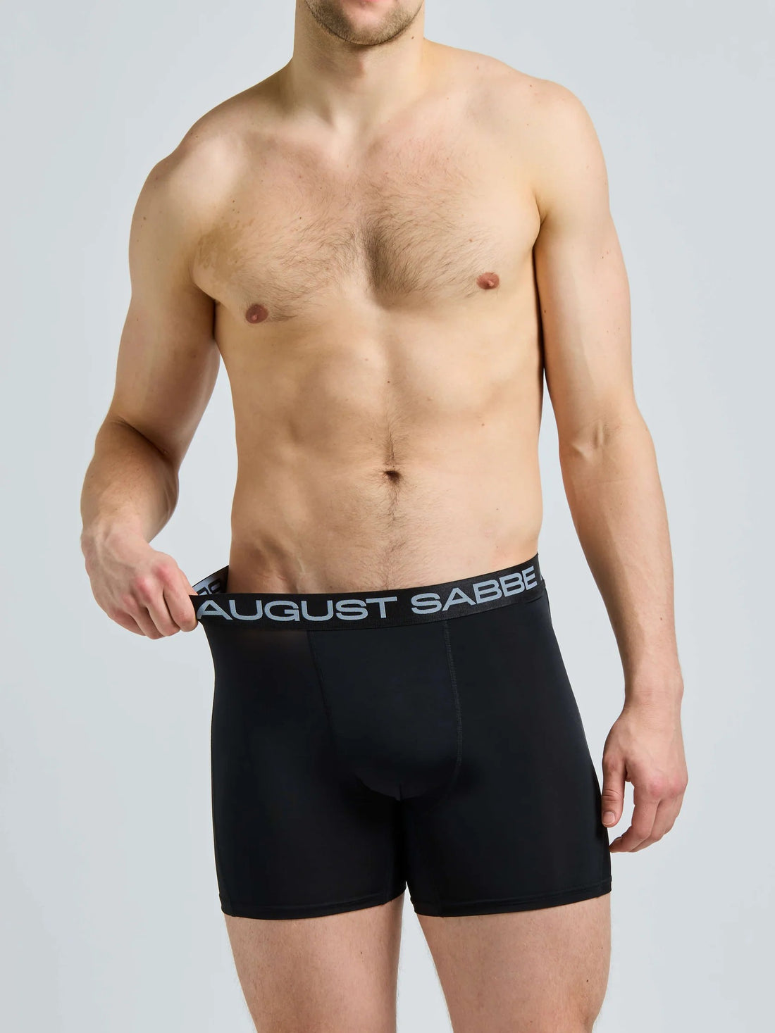 August Sabbe Sport Performance Boxershorts Schwarz 6er-Pack – Detailansicht 3