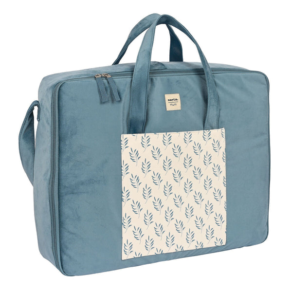 Safta Koffer Leaves türkis 50x40x14 cm Unisex mit Riemen - Sport & Freizeit