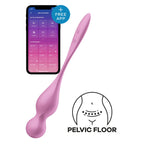 Satisfyer Beckenbodenübungsgerät Silikon Rosa Unisex - Erotik Shop
