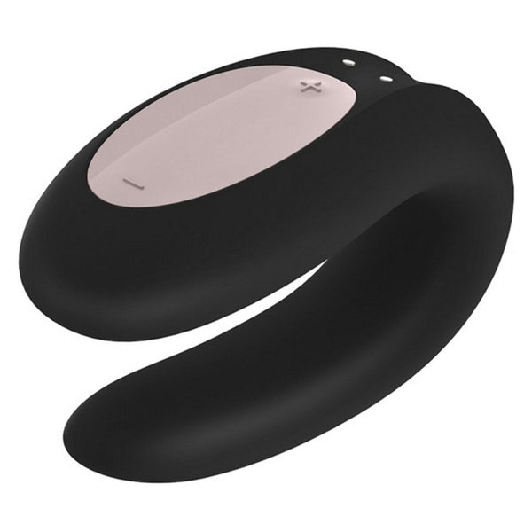 Satisfyer Double Joy Massagegerät für Paare – Schwarz - Erotik Shop