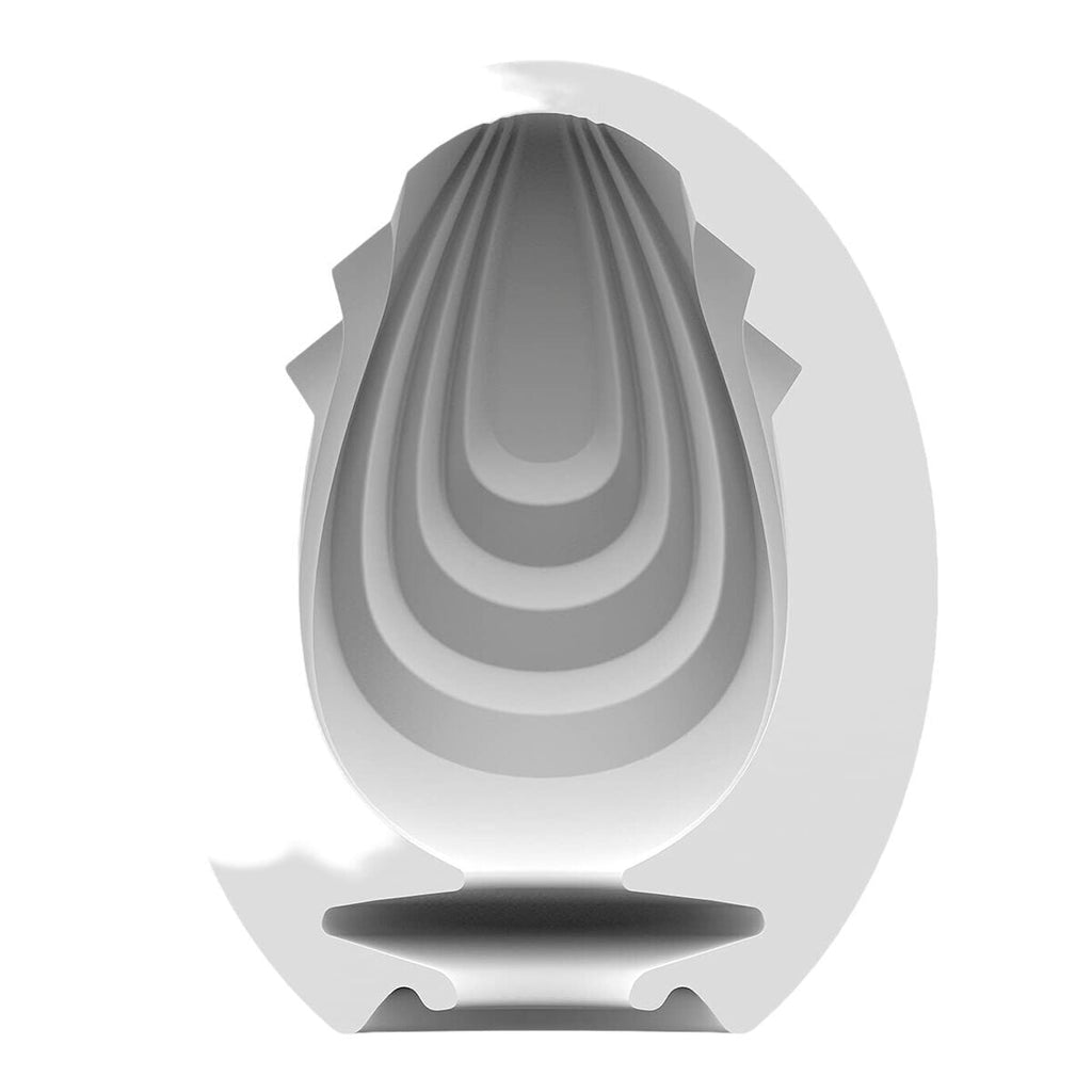 Satisfyer Masturbator Ei – 3 Stück Weiß Schwarz