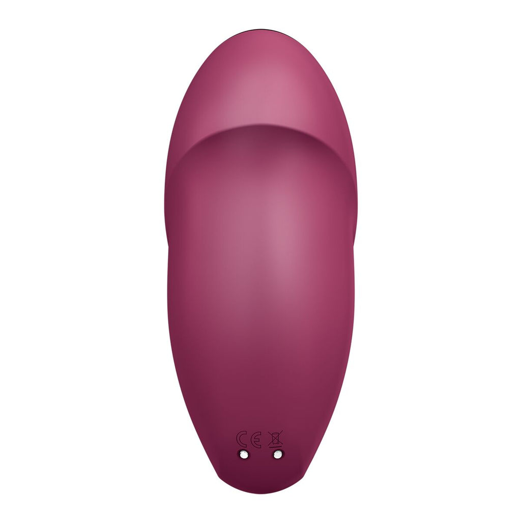 Satisfyer Tap & Climax Rot – Aufladbare Silikon-Massagevorrichtung - Erotik Shop