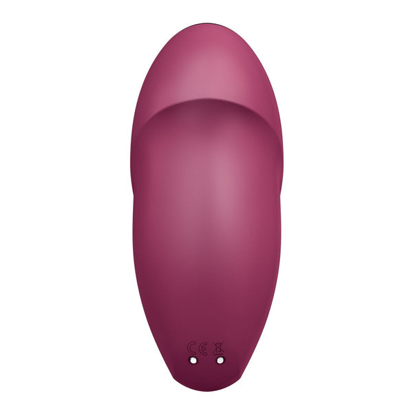 Satisfyer Tap & Climax Rot – Aufladbare Silikon-Massagevorrichtung - Erotik Shop