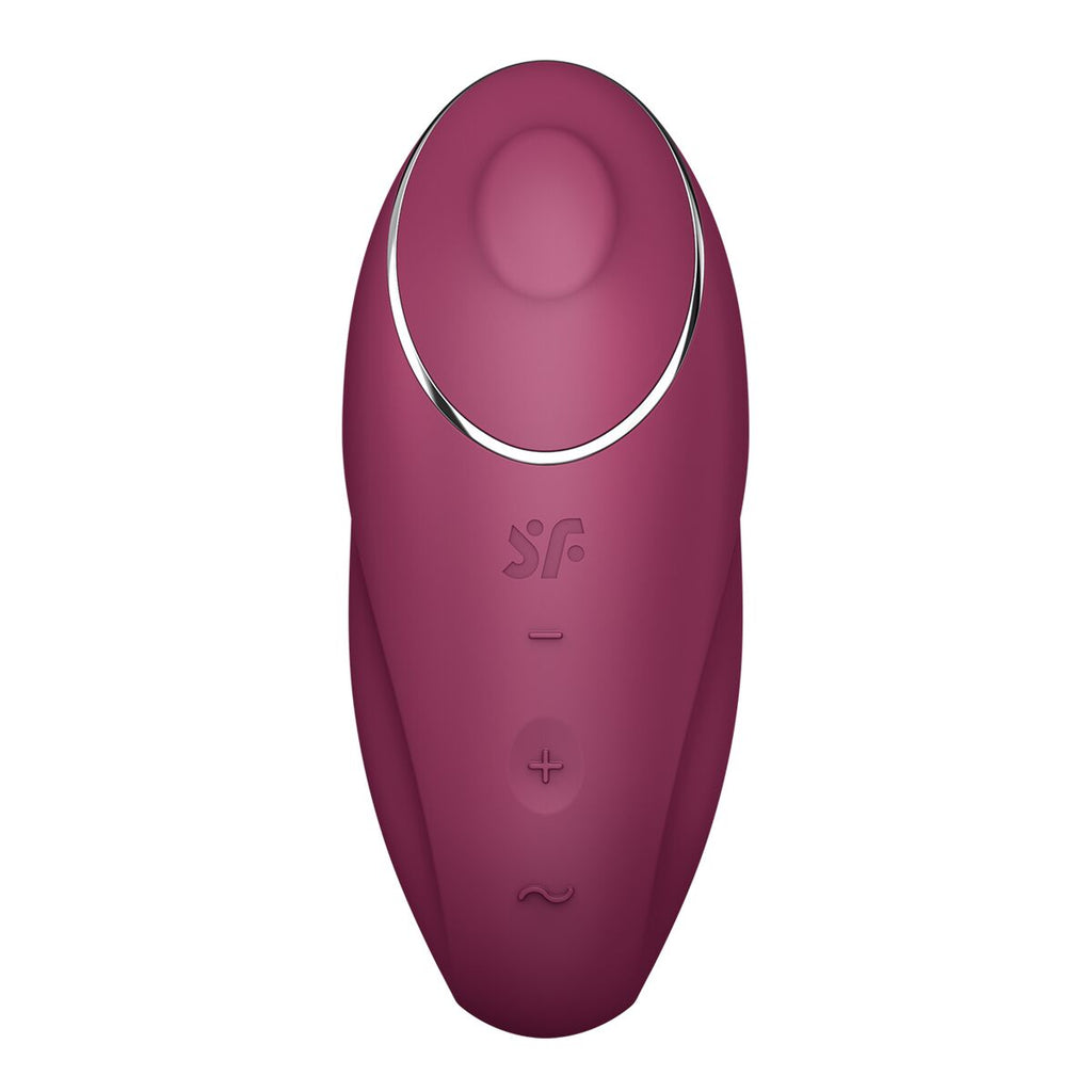 Satisfyer Tap & Climax Rot – Aufladbare Silikon-Massagevorrichtung - Erotik Shop