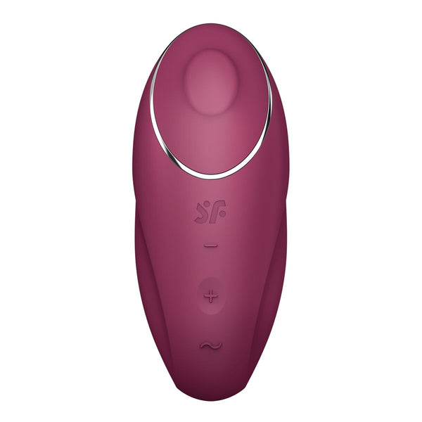 Satisfyer Tap & Climax Rot – Aufladbare Silikon-Massagevorrichtung - Erotik Shop