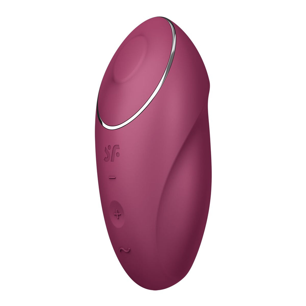 Satisfyer Tap & Climax Rot – Aufladbare Silikon-Massagevorrichtung - Erotik Shop