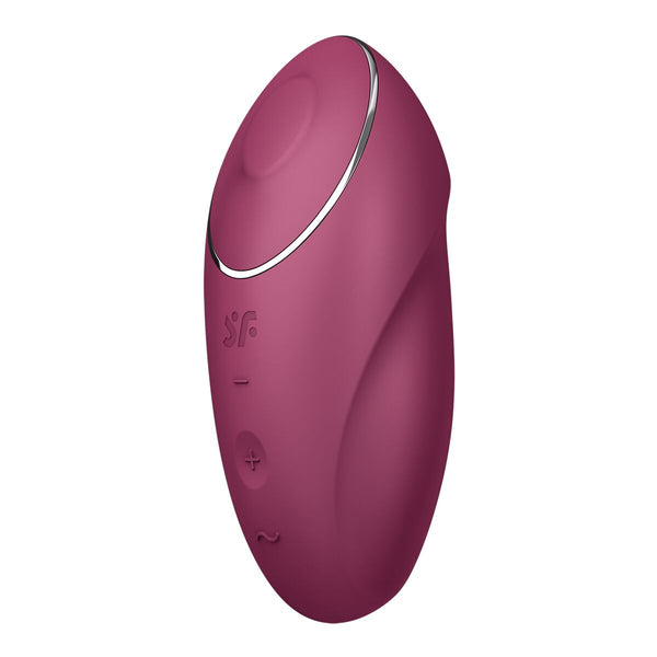 Satisfyer Tap & Climax Rot – Aufladbare Silikon-Massagevorrichtung - Erotik Shop