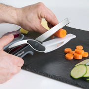 Scherenmesser mit integriertem Mini-Schneidebrett Scible