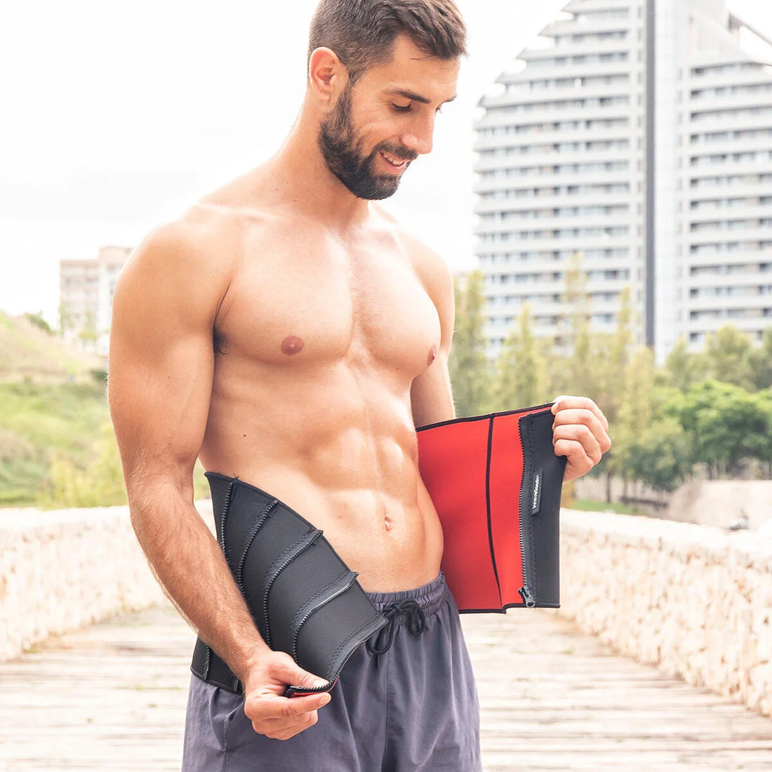 Redle Sportmieder mit Sauna-Effekt, 68–94 cm – Detailansicht 1