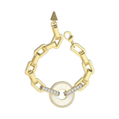 Produktbild von Schlüsselanhänger Guess JUBB04076JWYGWHL Gold