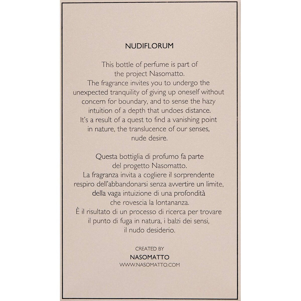 Schönheitswasser Nasomatto Nudiflorum 30 ml - Neuheiten