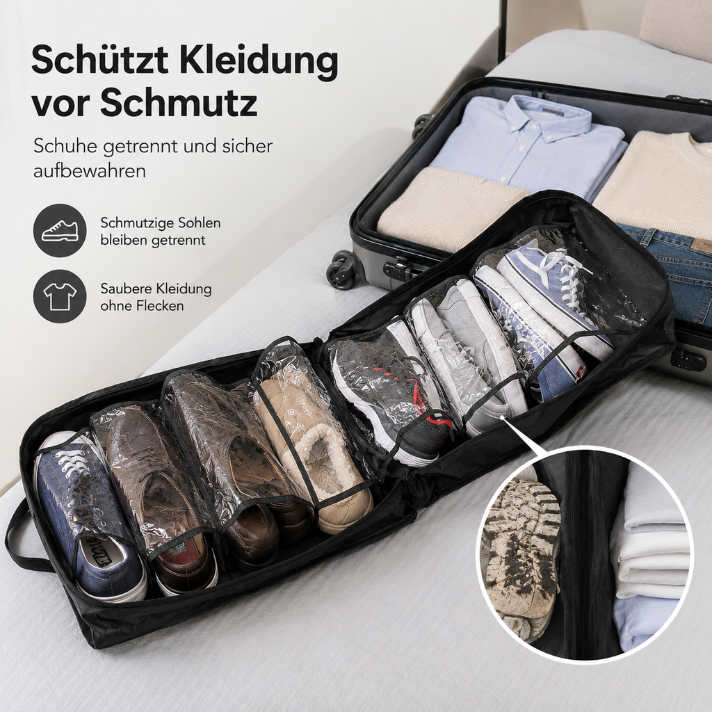 Reisetasche für 12 Schuhe