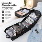 Reisetasche für 12 Schuhe