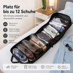 Schuh-Organizer für Reisen – Platz für bis zu 12 Schuhe