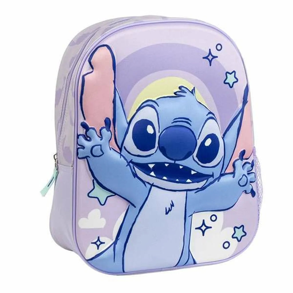 Schulrucksack 3D Stitch Lila 25x31x10 cm günstig kaufen - Neuheiten