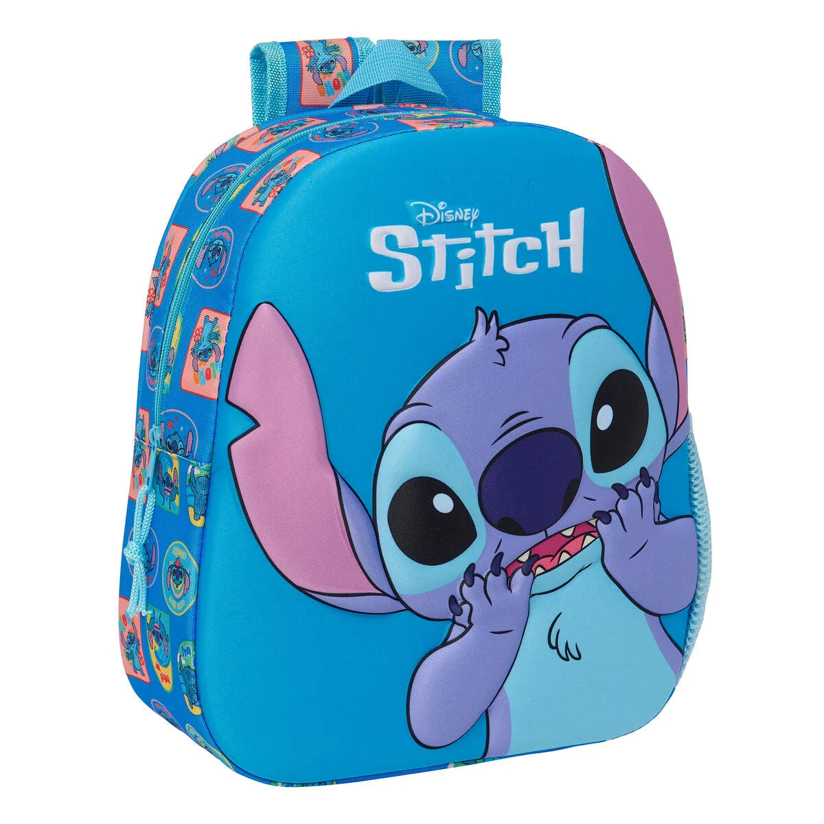 Schulrucksack Stitch Blau 27 x 33 x 10 cm