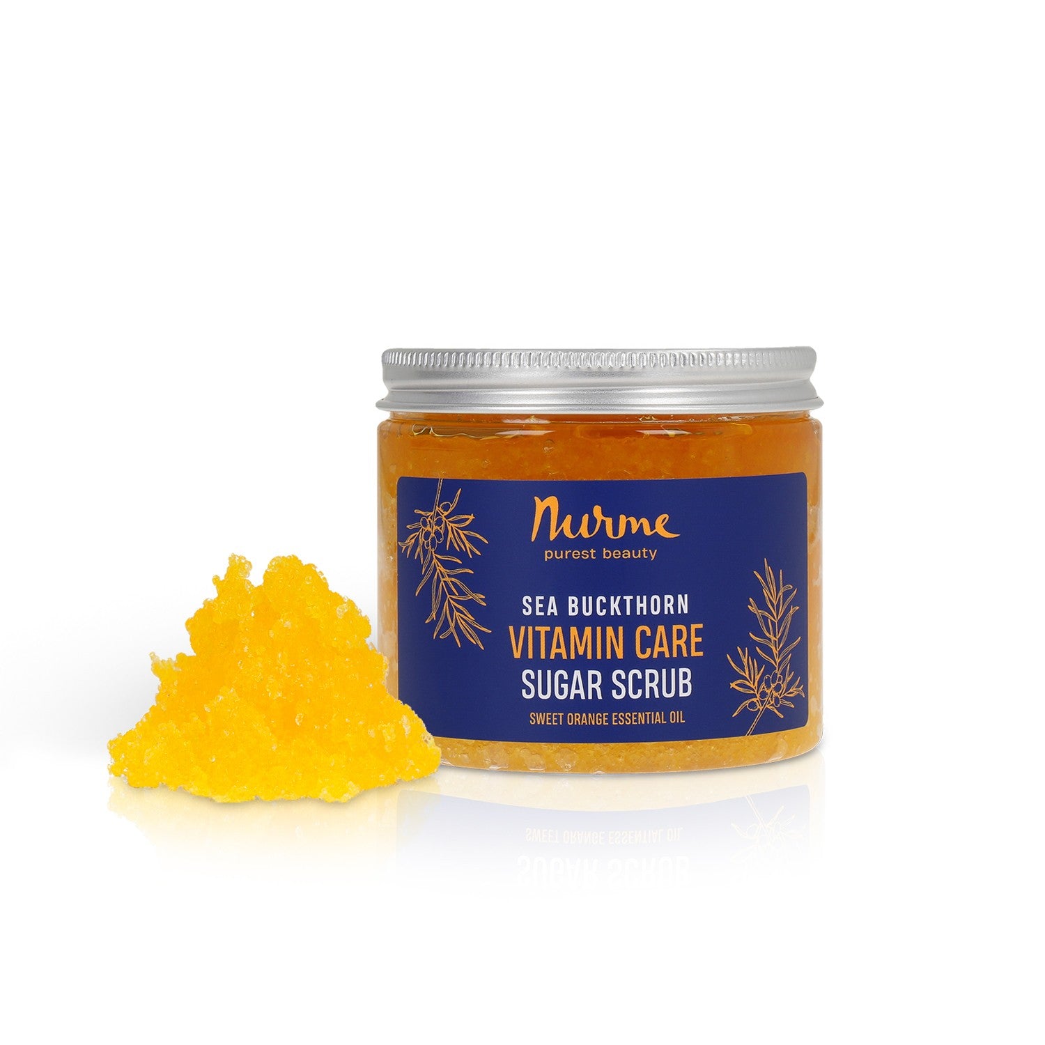 Zuckerpeeling mit Sanddorn und Orange, 250 g