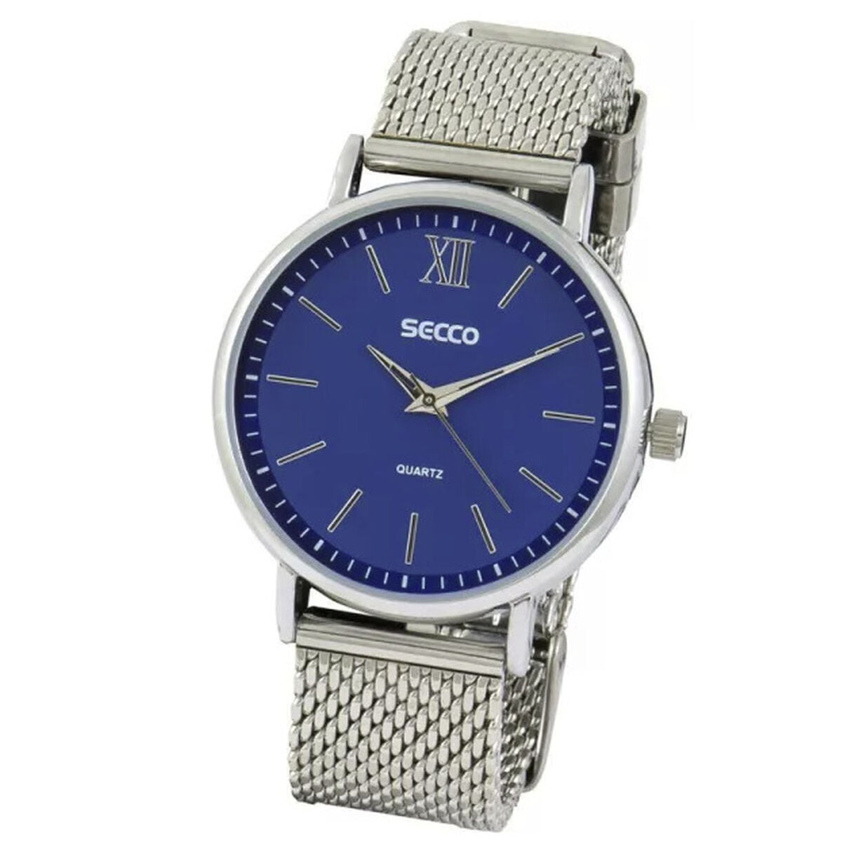 Secco Unisex-Armbanduhr Edelstahl Quarz Elegant