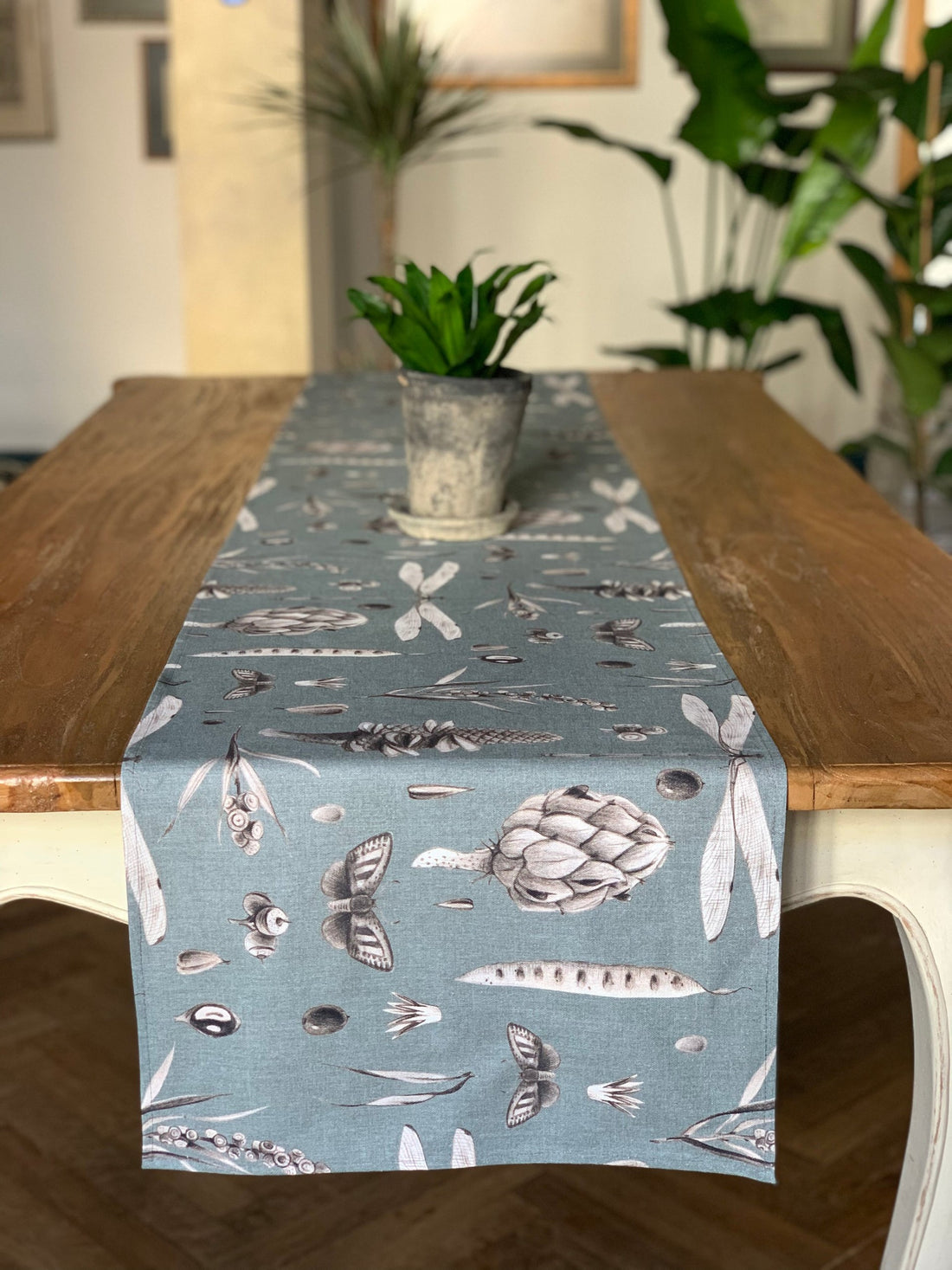 Tischläufer – Seeds Aqua – Detailansicht 2