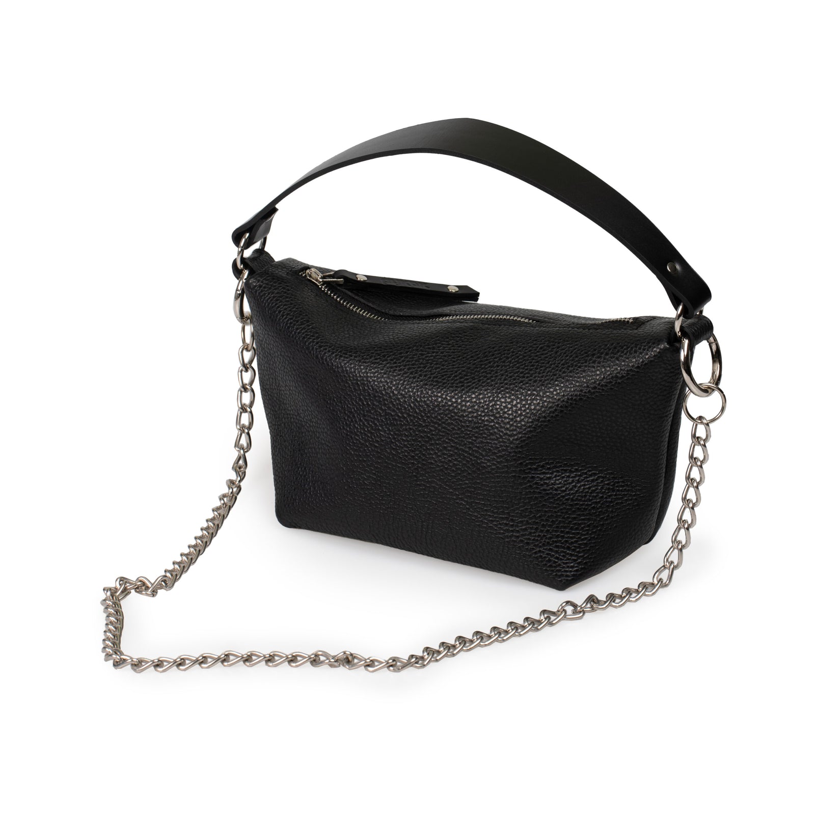 Weiche Leder-Baguette-Handtasche Selena – Produktansicht 2