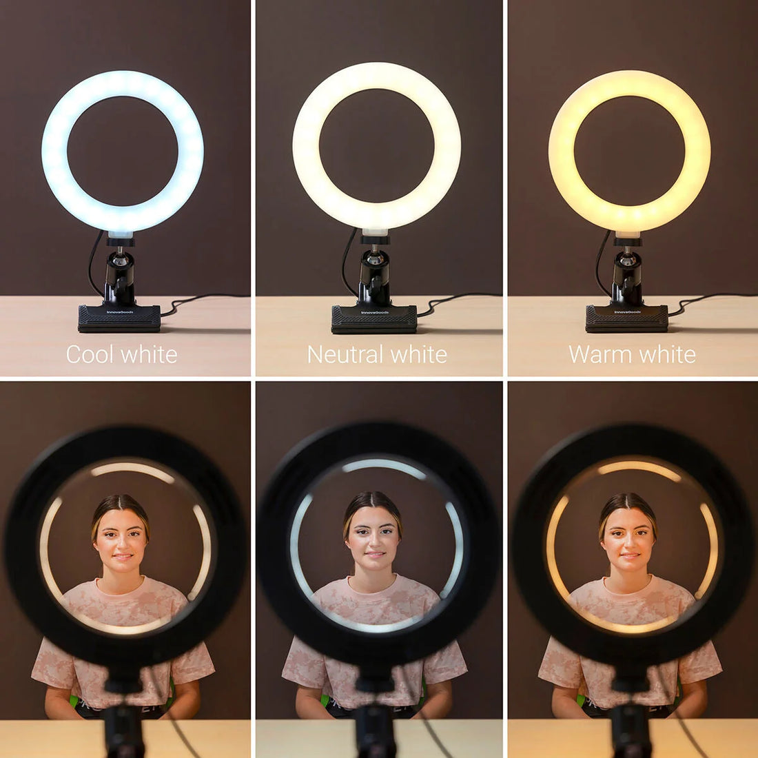 Selfie Lichtring mit Halteklammer Lumahoop – Detailansicht 4