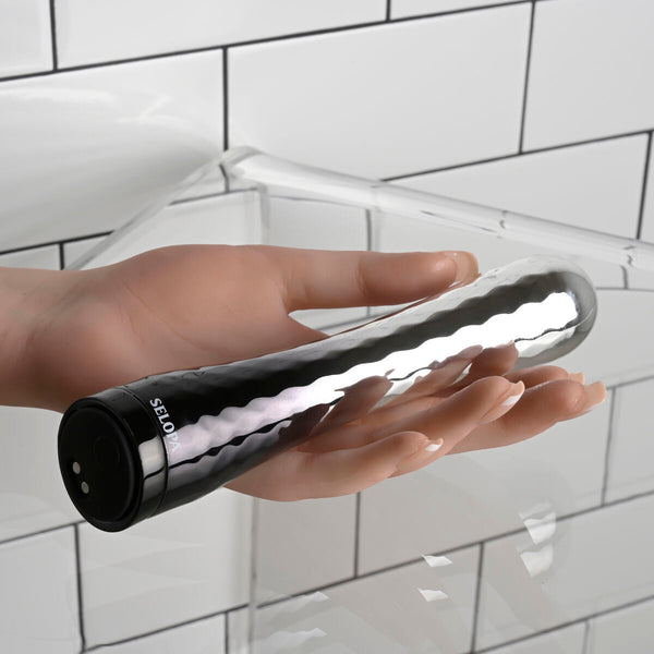 Selopa Kugelvibrator Silberfarben – Wasserfest & Aufladbar - Erotik Shop