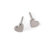 Shiny Heart Ohrringe – Roségold und Silber