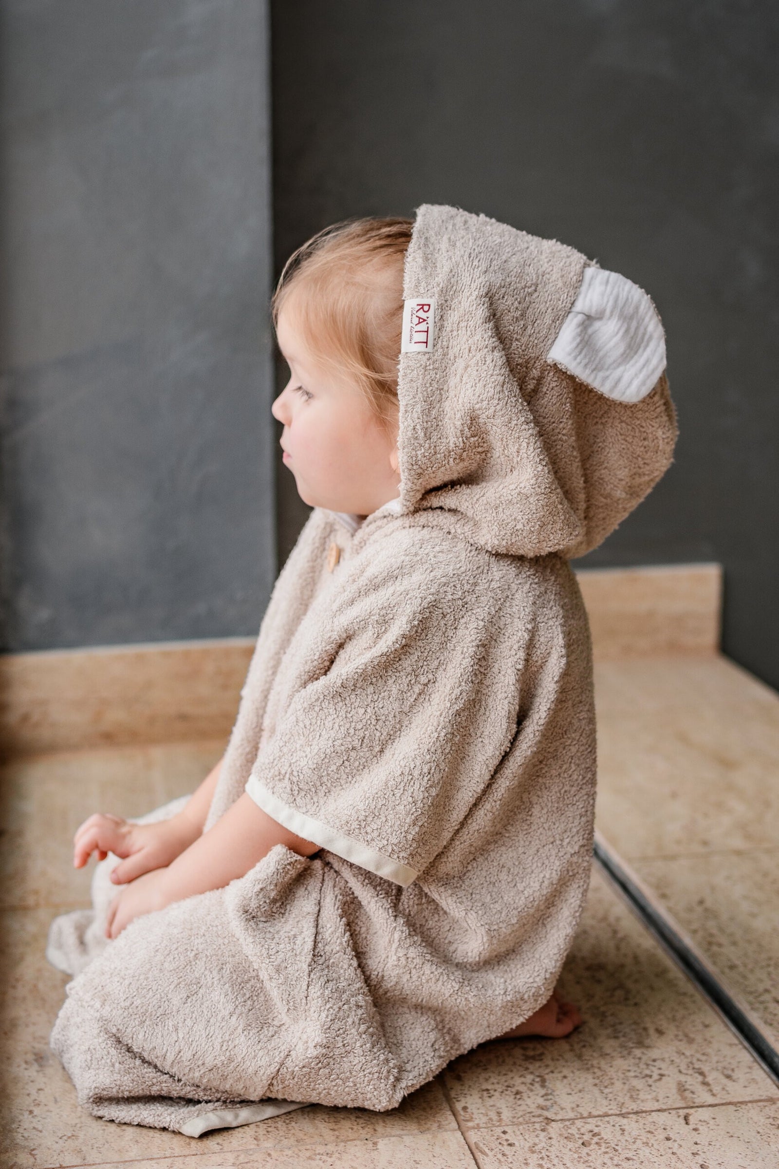 Kurzarm-Poncho TEDDY für Kleinkinder, Größe 82/86-116