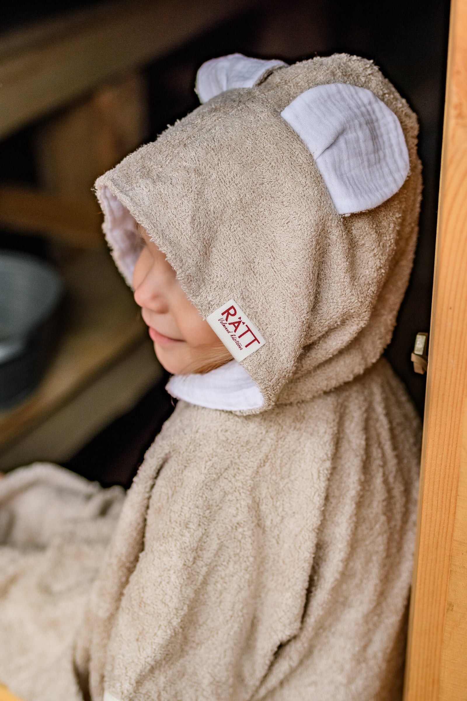 Kurzarm-Poncho TEDDY für Kleinkinder, Größe 82/86-116 – Produktansicht 2