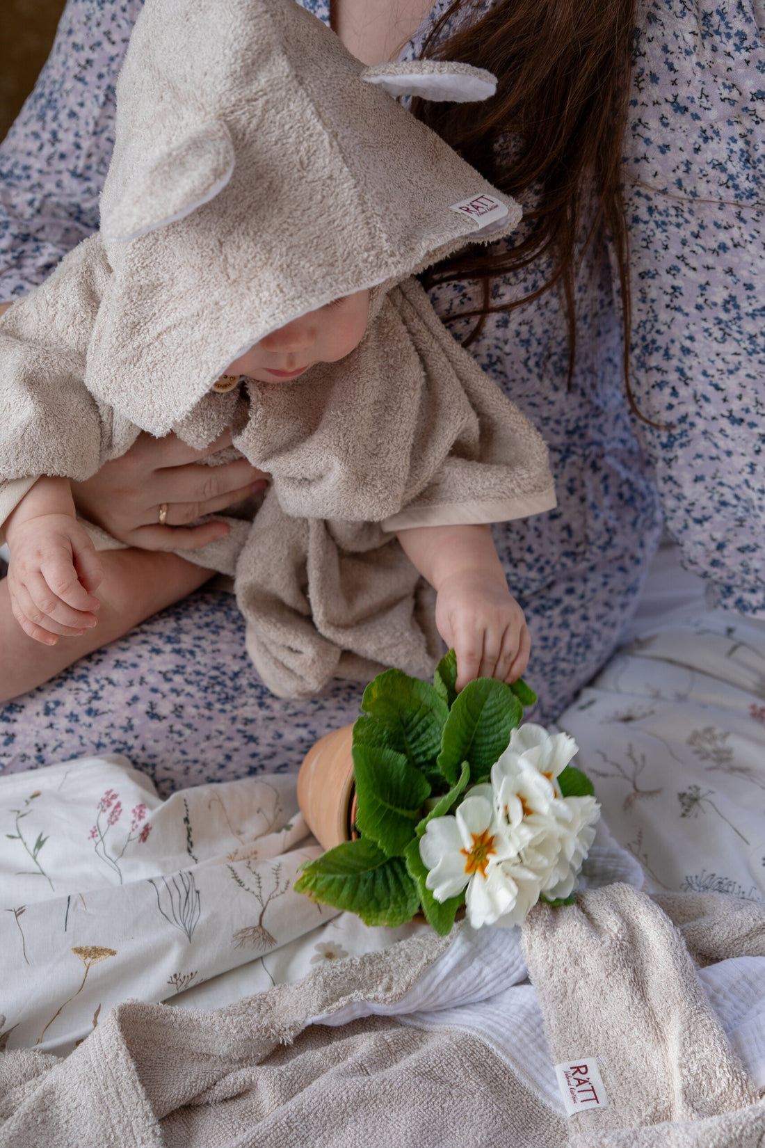 Kurzarm-Poncho TEDDY für Kleinkinder, Größe 82/86-116 – Detailansicht 2