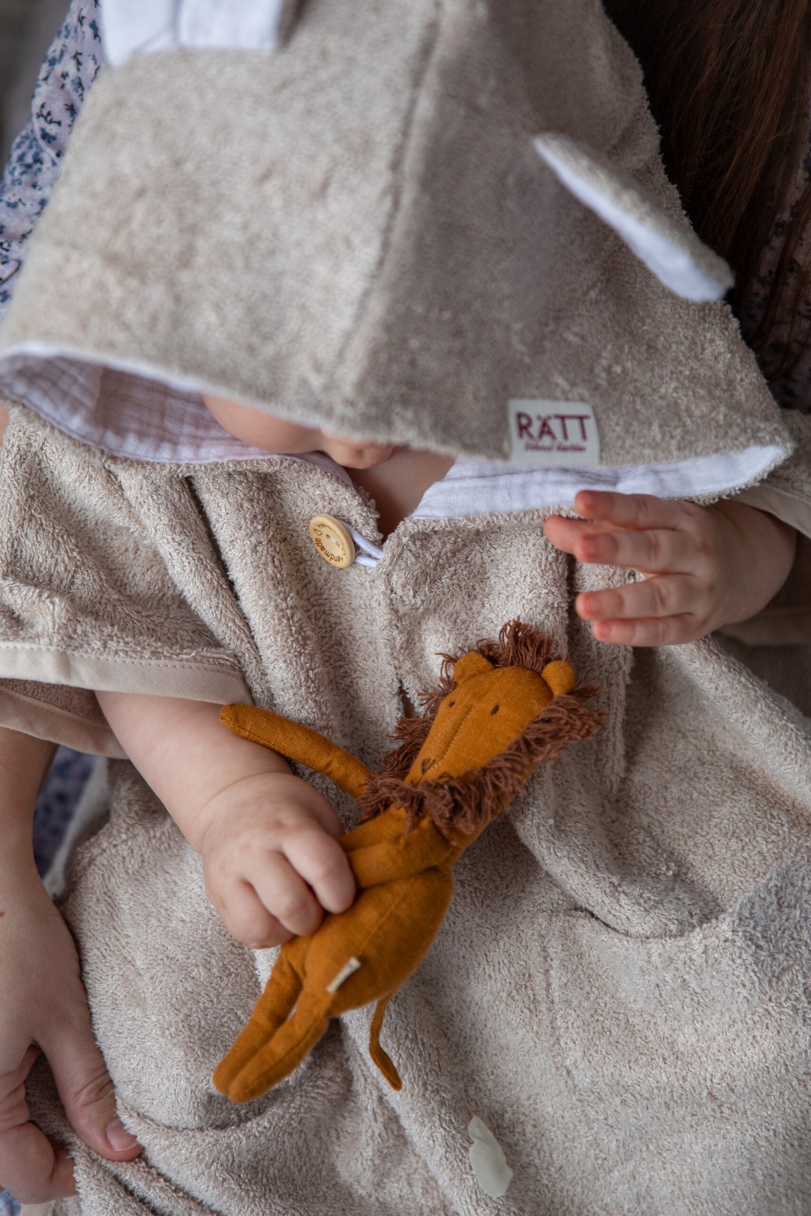 Kurzarm-Poncho TEDDY für Kleinkinder, Größe 82/86-116 – Produktansicht 3