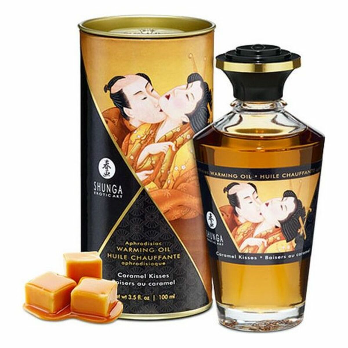 Shunga Caramel Kisses Karamell Massageöl 100ml - Neuheiten