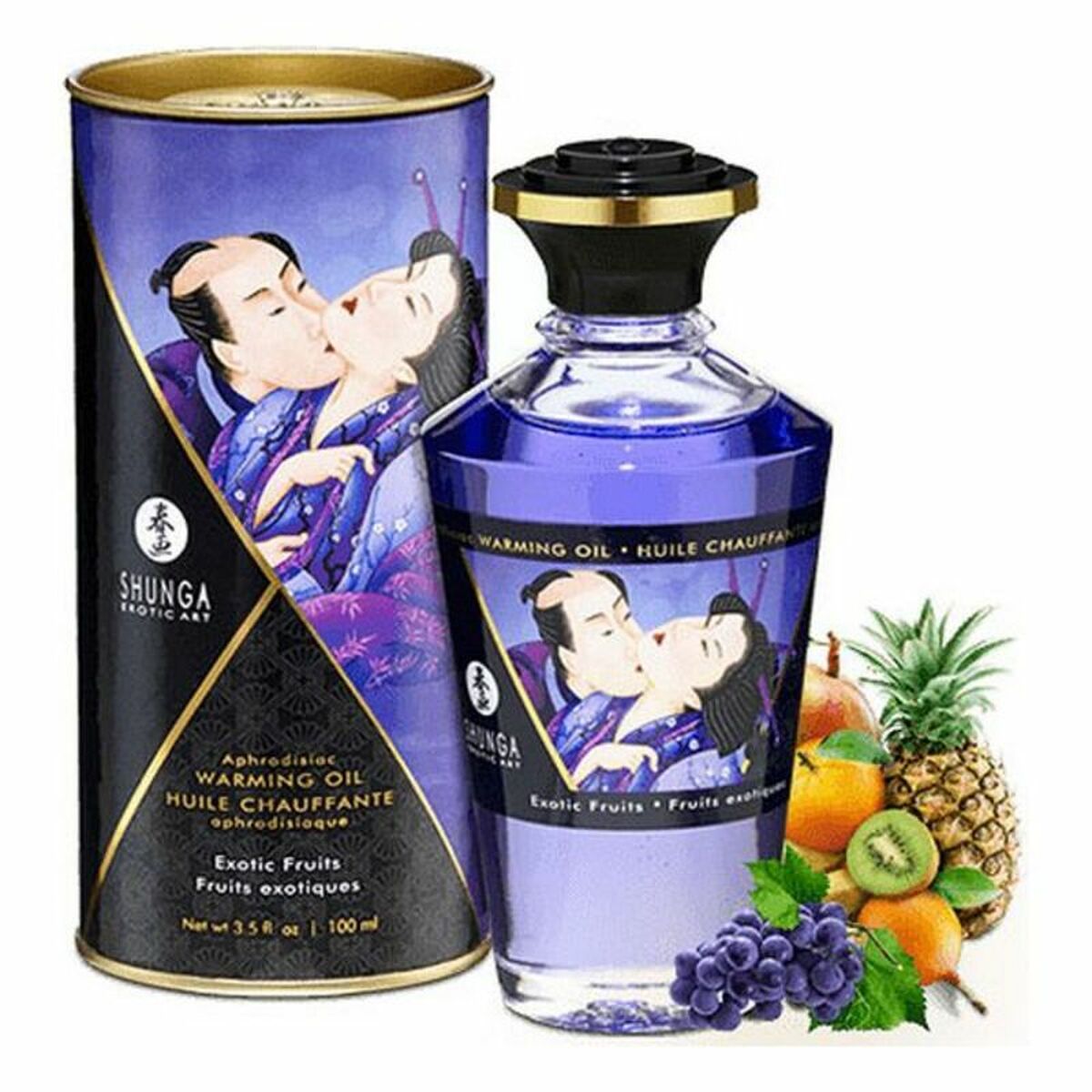 Shunga Erotisches Massageöl – Exotische Früchte 100 ml