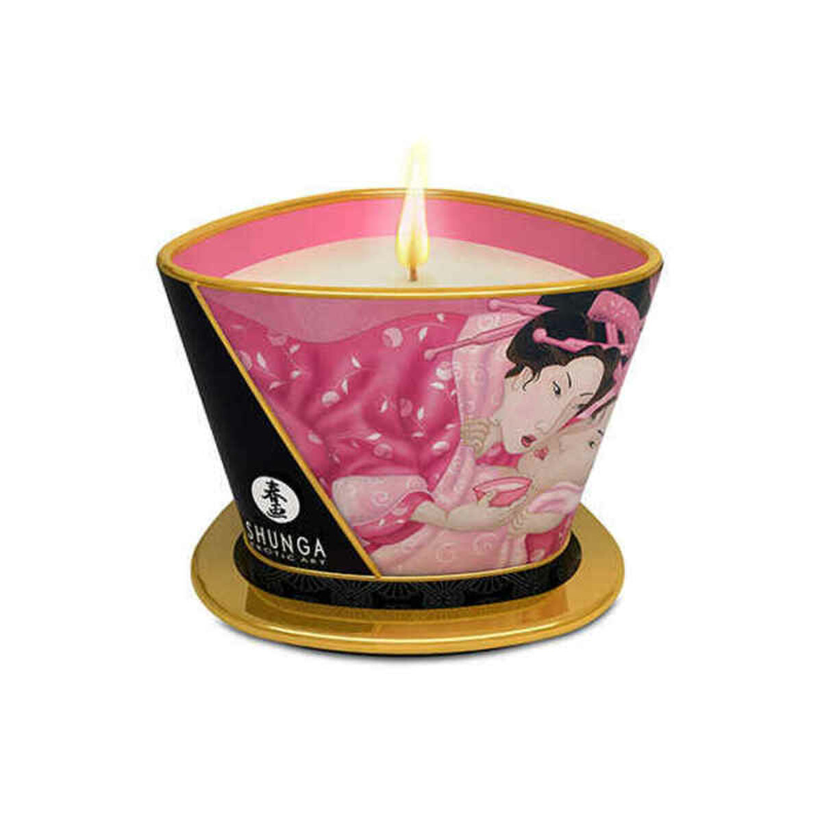 Shunga Massagekerze – Rosen Duft Sinnliches Erlebnis