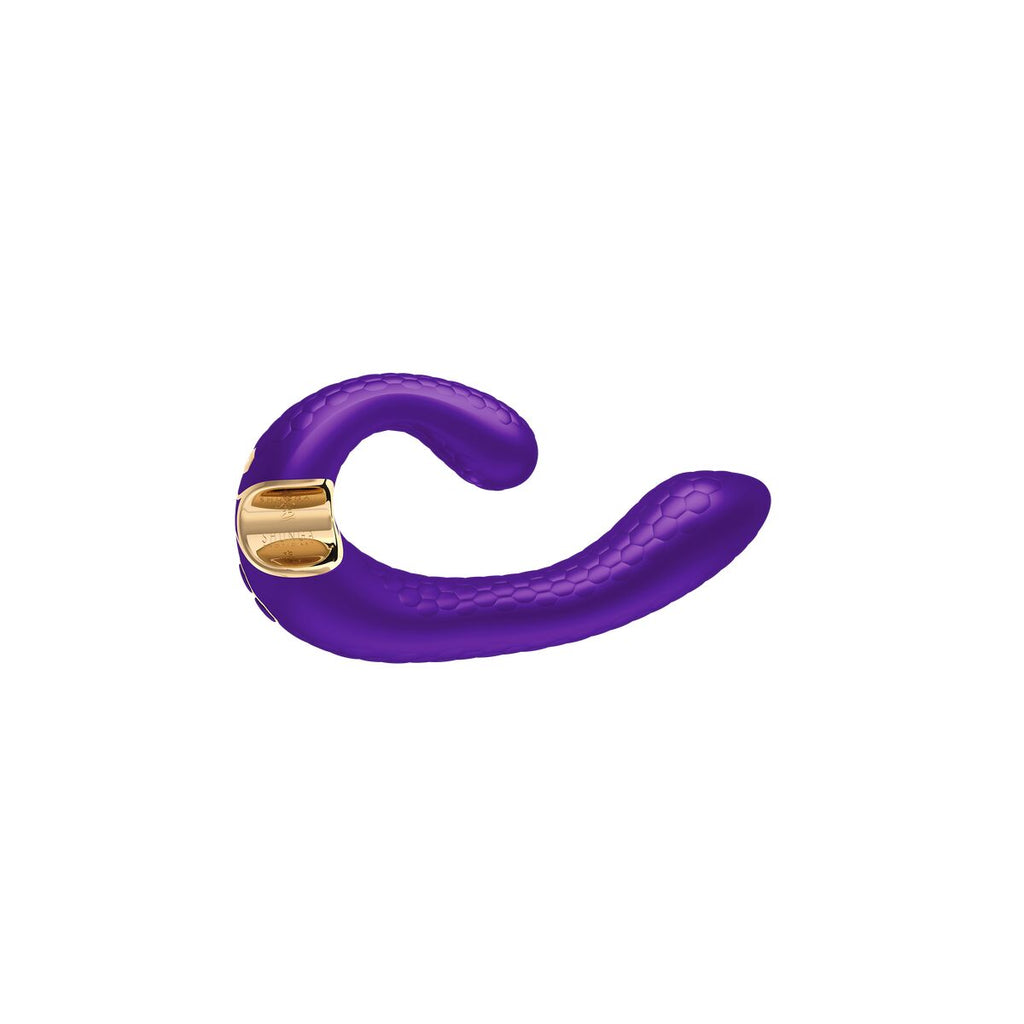 Shunga Miyo Lila - Dual Stimmulationsvibrator aus Silikon