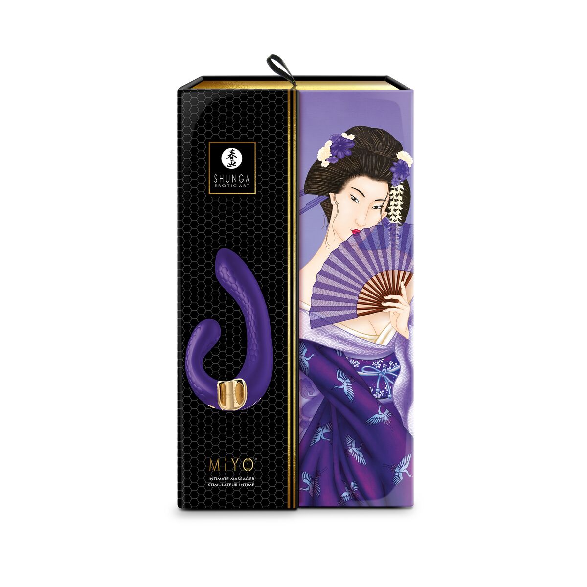 Shunga Miyo Lila - Dual Stimmulationsvibrator aus Silikon