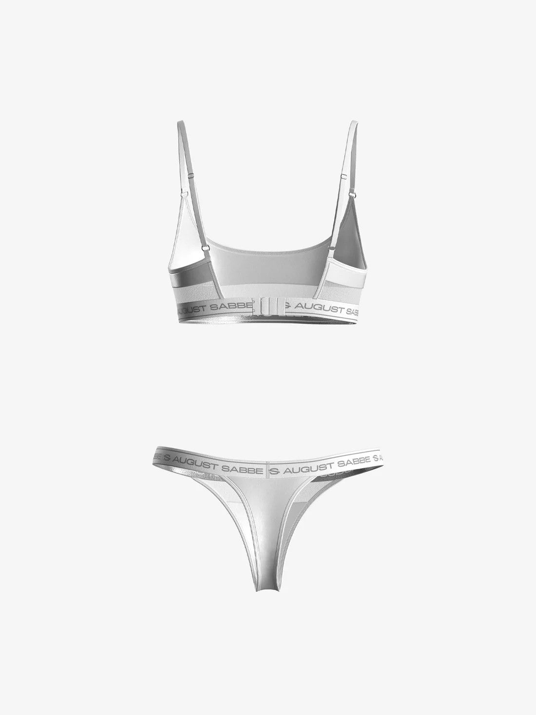August Sabbe Signature Bralette und String Set Weiß – Produktansicht 2