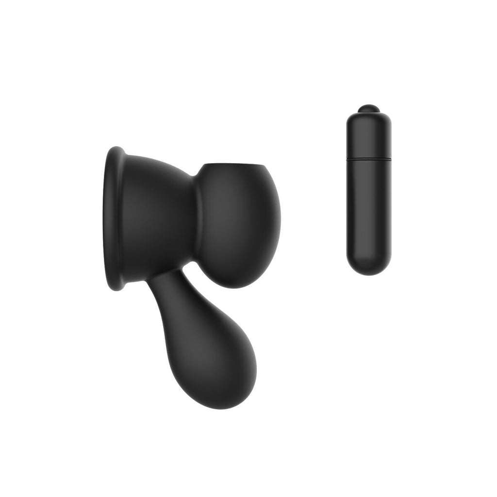 Silikon-Massagevorrichtung – Schwarz 5 cm - Erotik Shop