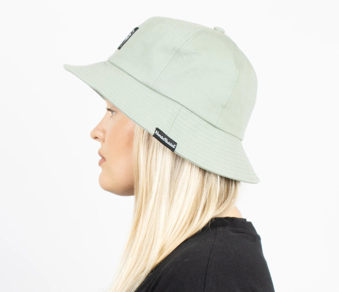 Bucket Hat Stinky – Hell Grün – Detailansicht 1