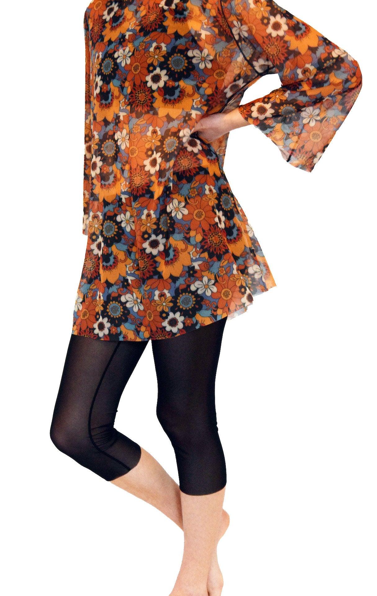 Durchbräunende Leggings – Schwarz